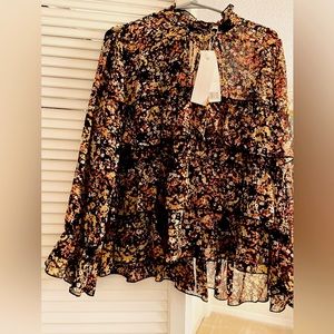 New with tags Addyson Parker frilly Women’s blouse